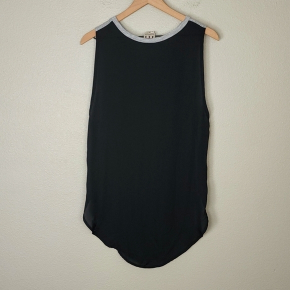 Haute Hippie Two Tone Modal Tank Top - Picture 6 of 9